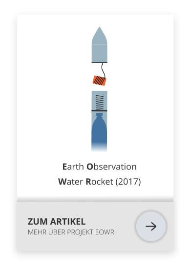 Earth Observation Water Rocket (2017) ZUM ARTIKEL   MEHR BER PROJEKT EOWR